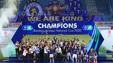 Ha Noi FC successfully defend National Cup